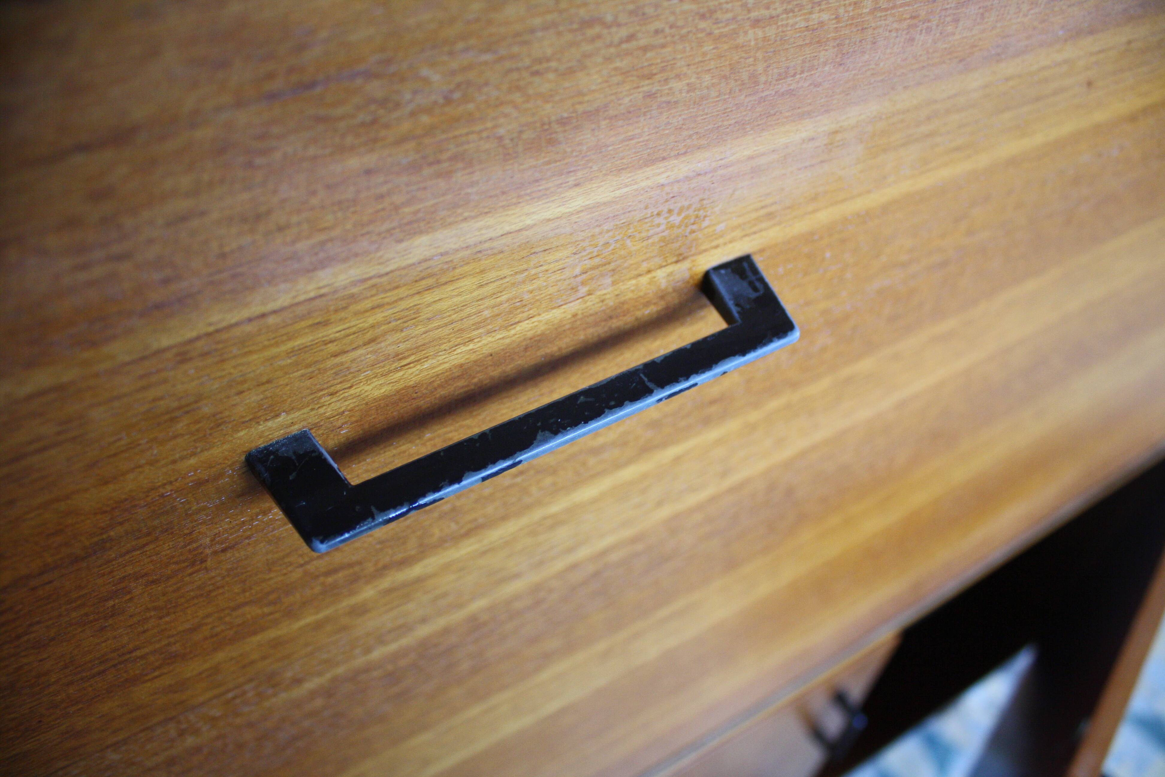 Secretary teck vintage oak