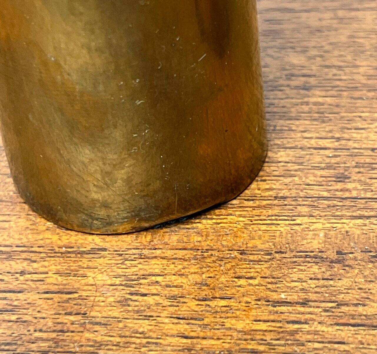 Danish brass candle holders from the mid-century by Boyes Metalkunst, 1960s, set of 2.