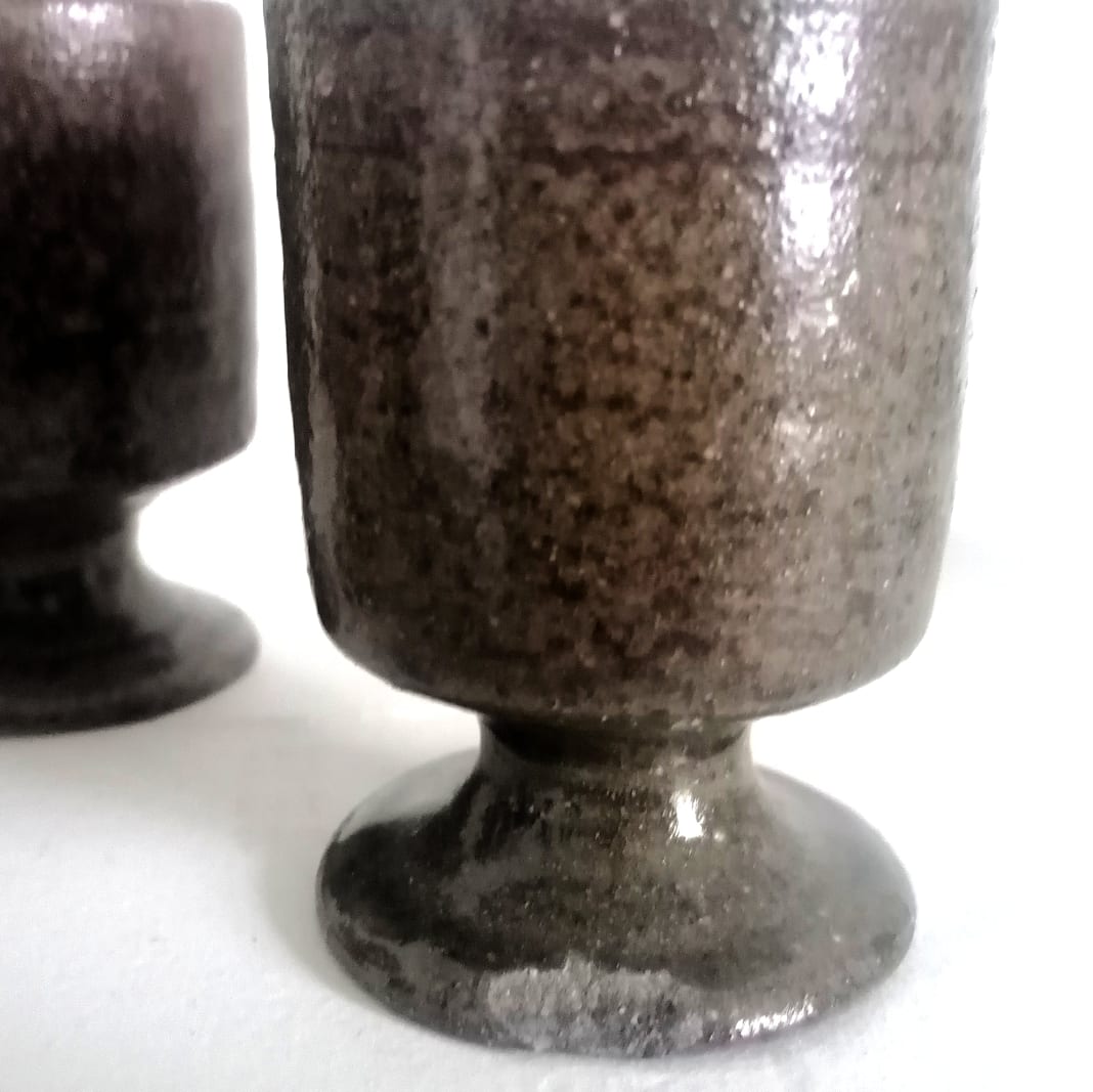 Stoneware service La borne by Guy baudat