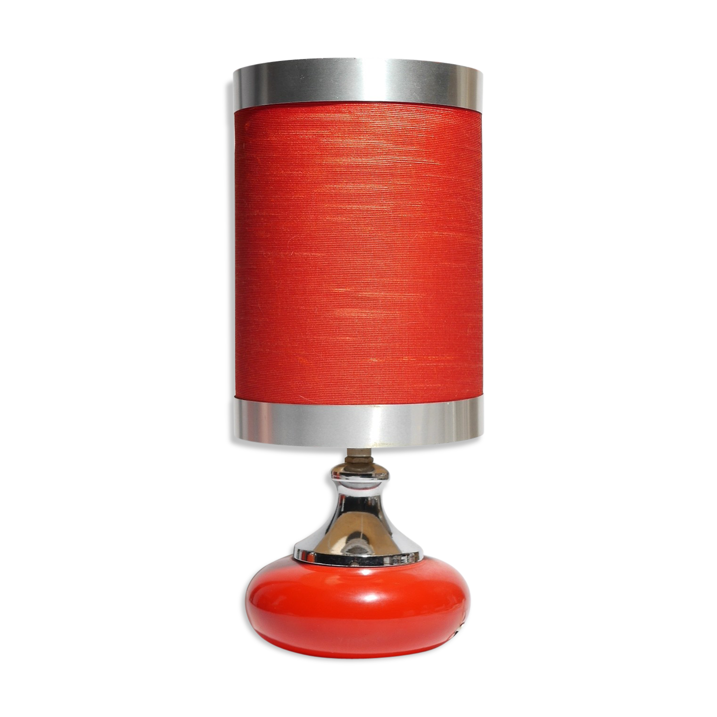 Lampe de chevet rouge