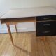 Bureau pieds compas vers1970