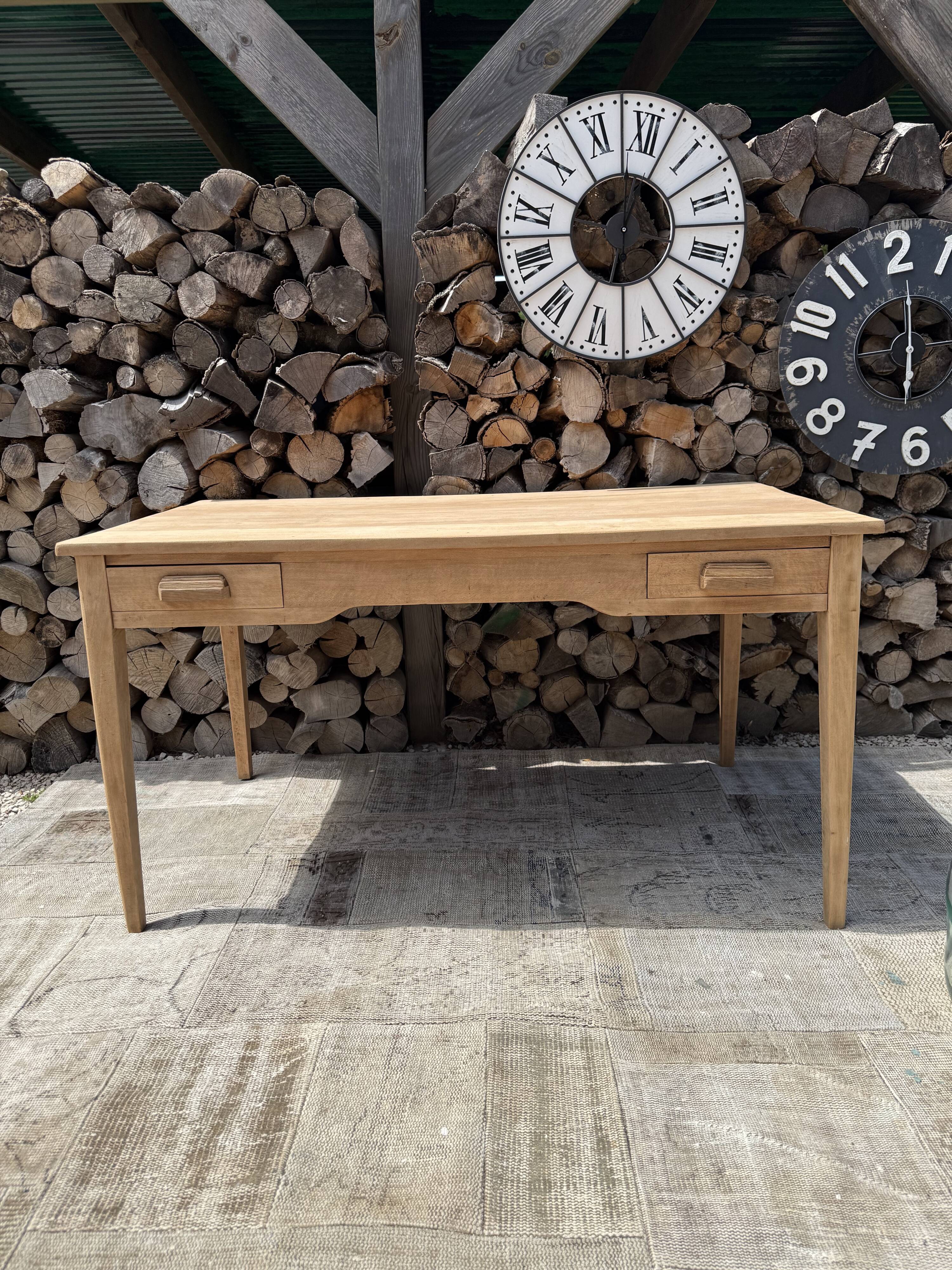 Antique solid desk