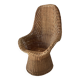 Vintage wicker armchair