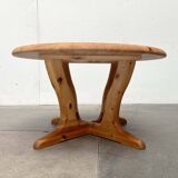 Vintage pine coffee table by Burchardt Nielsen, 1970s.