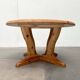 Table basse vintage en pin danois de Burchardt Nielsen, années 1970