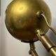 Adjustable brass desk lamp 1940s France