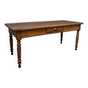 Table de travail en chêne - massif