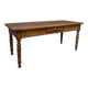 Solid oak work table 1960s