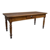 Solid oak work table 1960s