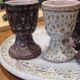 Vintage ceramic egg service by Jean Austruy