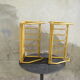 Two rattan wall shelves