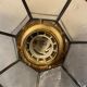 Suspension mother-of-pearl and brass diam 25 cm