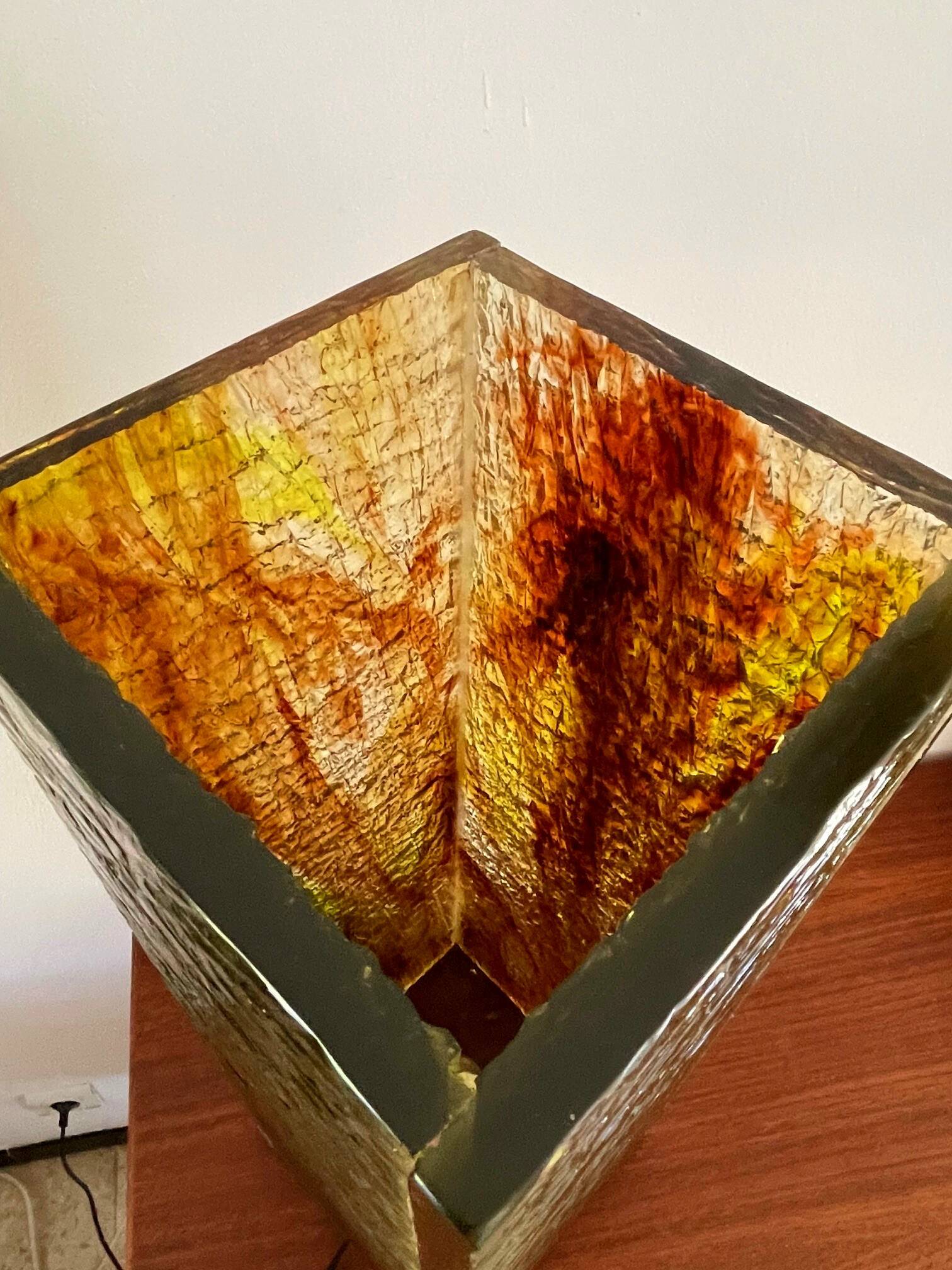 Design lamp in plexiglass