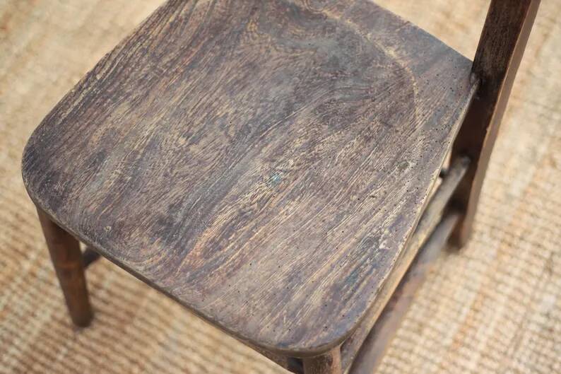 Church chair wood, religious chair, brutalist, interior decoration