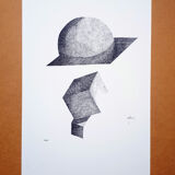 "matrix" Indian ink on paper