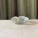 Art deco style thick glass ashtray