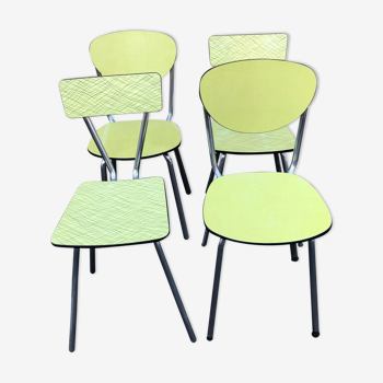 Yellow formica chairs