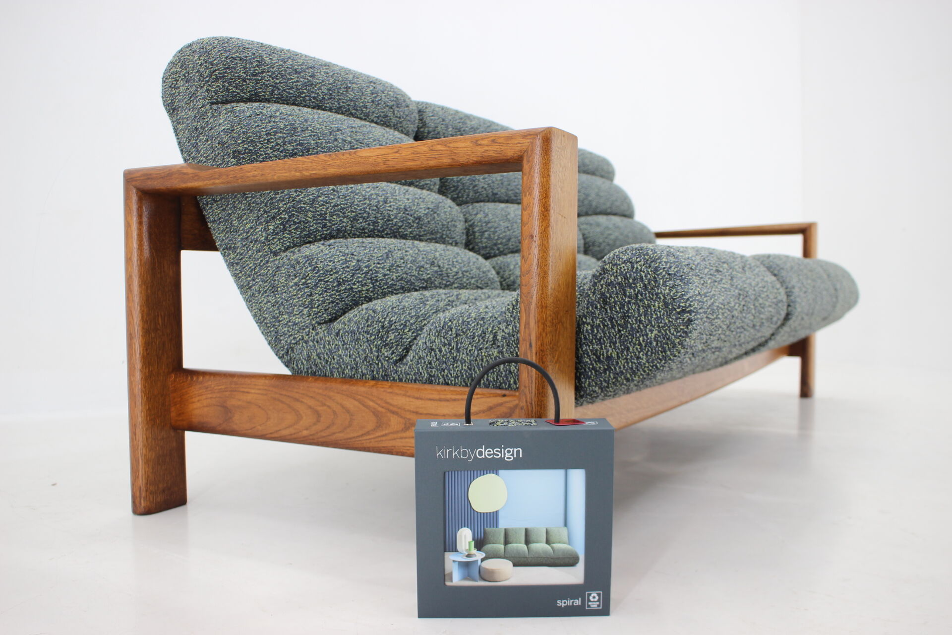 1960s 3-seater oak sofa, Finland