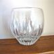 Cut crystal cup vase