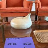 Mid-century organic modern gres vase, Franco Bucci Italy ca. 1970