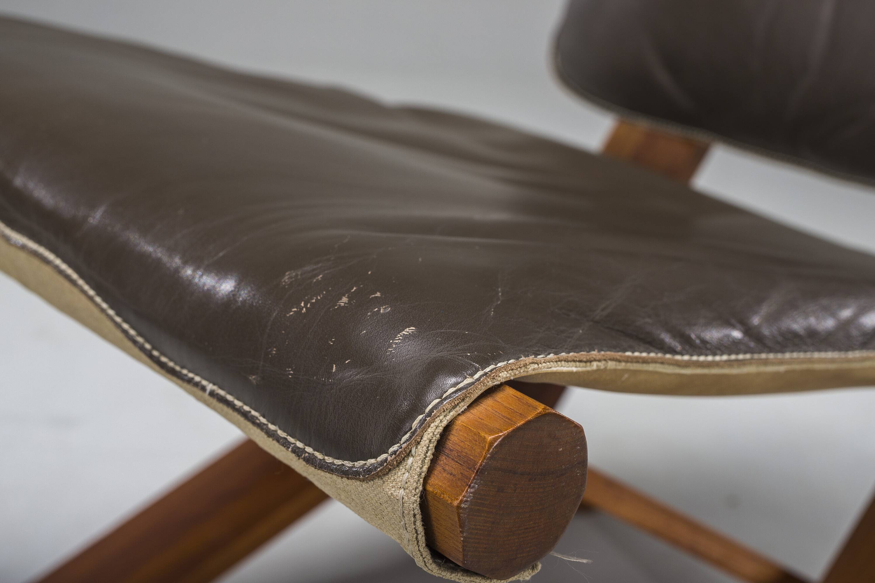 French S46 Dromadaire Chair by Pierre Chapo for Ebenisterie Seltz, 1970s