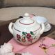 Old sugar bowl with floral decoration Made in France Sarreguemines
