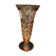 Salmon-coloured cone vase 1930 1940