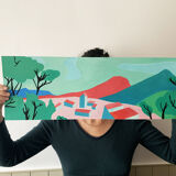 Peinture de paysage Corse