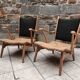 Paire de fauteuils scandinave de ster gelderland