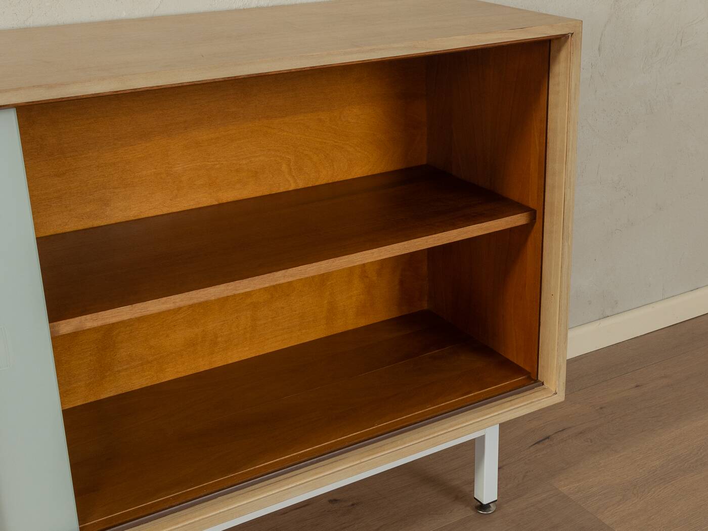 60s Sideboard with Sliding Doors by Lothar Wegner