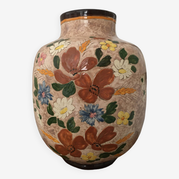 Large vase J.Massier Vallauris 1989
