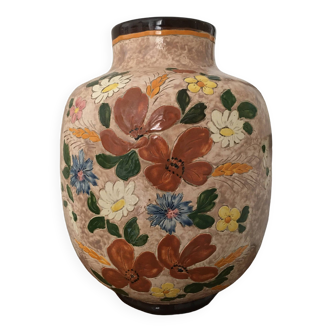 Grand vase potiche J.Massier Vallauris 1989