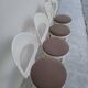 Serie de 4 chaises Baumann modèle Mouette vintage 1950s