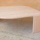 Table basse vintage en travertin par les éditions Roche Bobois
