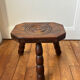 Wooden tripod stool