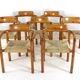 Ensemble de 7 chaises de salle à manger