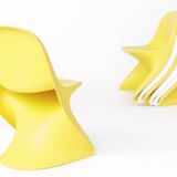 7 children's chairs cassalino by alexander begge, 1970s for manufacturer casala, germany