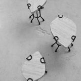 Fossil Leaf Side Tables