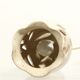 Vintage openwork ceramic floral night lamp, France 1960s