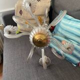 Lustre en verre de murano 1950