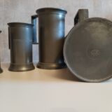Seven jr stamped tin bars with punches