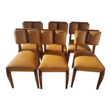 Set of six 1940s chairs