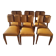 Set of six 1940s chairs