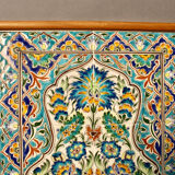 Oriental ceramic tile panel