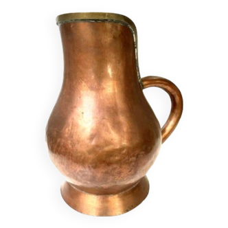 Pourer, part still old copper, nineteenth, endrivet fils, deco