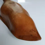 Falcon olive wood fruit bowl spain 1960