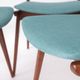 Set of 4 Habeo “Boomerang” Teak Dining Chairs, 1960s Germany | Mid-Century