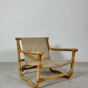 Vintage bamboo lounge set made in denmark 1950s