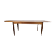 Scandinavian extendable table teak