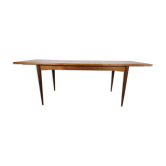 Scandinavian extendable table teak